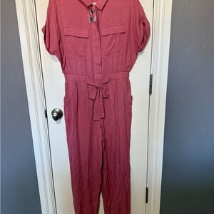 Women's Dusty Pink Jumpsuit, NWOT